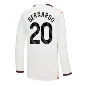 Manchester City Bernardo Silva #20 Replika Udebanetrøje 2023-24 Langærmet